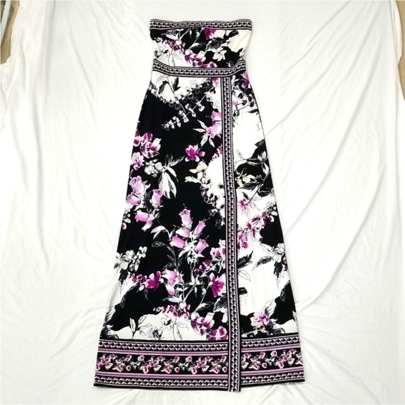 White House Black Market Strapless Maxi Dress - Picture 2 of 6